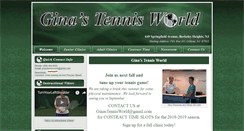 Desktop Screenshot of ginastennisworld.com