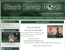 Tablet Screenshot of ginastennisworld.com